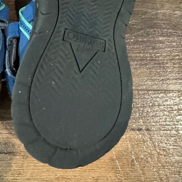 OshKosh B'gosh Toddler 11 Washable Sandals Hook & Loop Gorpcore FLAWS READ - Picture 7 of 7